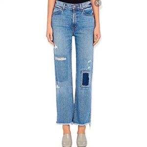 Derek Lam Crosby 10 Blue Straight Leg Jeans